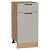 Шкаф нижний с 1-ой дверцей и ящиком Флэт Light Grey In 2S/Дуб Вотан 816*400*478