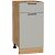 Шкаф нижний с 1-ой дверцей и ящиком Флэт Light Grey In 2S/Дуб Вотан 816*400*478