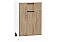 Шкаф нижний с 1-ой дверцей и ящиком Флэт Natural Casella Oak 2S/Белый 816*500*478