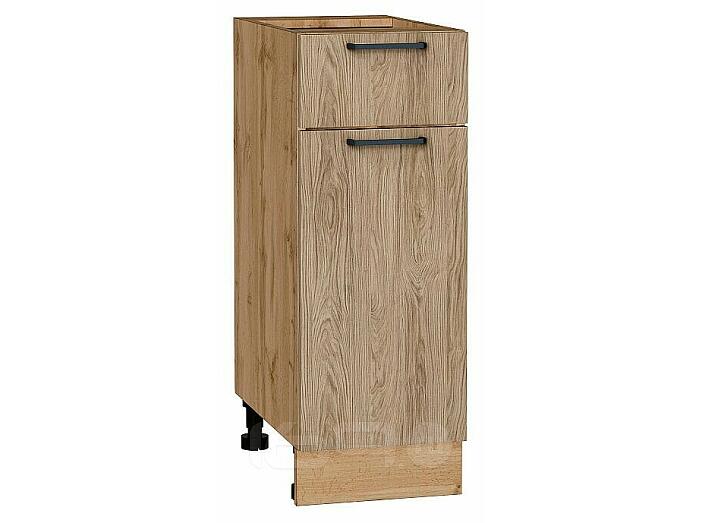 Шкаф нижний с 1-ой дверцей и ящиком Флэт Natural Casella Oak 2S/Дуб Вотан 816*300*478