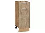 Шкаф нижний с 1-ой дверцей и ящиком Флэт Natural Casella Oak 2S/Дуб Вотан 816*300*478