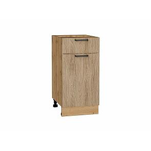 Шкаф нижний с 1-ой дверцей и ящиком Флэт Natural Casella Oak 2S/Дуб Вотан 816*400*478