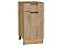 Шкаф нижний с 1-ой дверцей и ящиком Флэт Natural Casella Oak 2S/Дуб Вотан 816*400*478