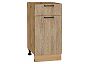 Шкаф нижний с 1-ой дверцей и ящиком Флэт Natural Casella Oak 2S/Дуб Вотан 816*400*478