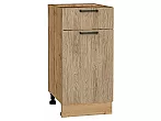 Шкаф нижний с 1-ой дверцей и ящиком Флэт Natural Casella Oak 2S/Дуб Вотан 816*400*478