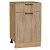 Шкаф нижний с 1-ой дверцей и ящиком Флэт Natural Casella Oak 2S/Дуб Вотан 816*500*478
