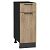 Шкаф нижний с 1-ой дверцей и ящиком Флэт Natural Casella Oak 2S/Graphite 816*300*478