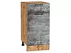 Шкаф нижний с 1-ой дверцей и ящиком Флэт Temple Stone 2S/Дуб Вотан 816*400*478