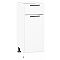 Шкаф нижний с 1-ой дверцей и ящиком Флэт White In 2S/Белый 816*300*478 Шкаф нижний с 1-ой дверцей и ящиком Флэт White In 2S/Белый 816*300*478
