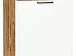Шкаф нижний с 1-ой дверцей и ящиком Флэт White In 2S/Дуб Вотан 816*500*478