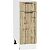 Шкаф нижний с 1-ой дверцей и ящиком Флэт Wotan Oak 2S/Белый 816*300*478