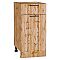 Шкаф нижний с 1-ой дверцей и ящиком Флэт Wotan Oak 2S/Дуб Вотан 816*400*478