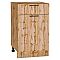 Шкаф нижний с 1-ой дверцей и ящиком Флэт Wotan Oak 2S/Дуб Вотан 816*500*478 Шкаф нижний с 1-ой дверцей и ящиком Флэт Wotan Oak 2S/Дуб Вотан 816*500*478