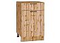Шкаф нижний с 1-ой дверцей и ящиком Флэт Wotan Oak 2S/Дуб Вотан 816*500*478