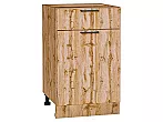 Шкаф нижний с 1-ой дверцей и ящиком Флэт Wotan Oak 2S/Дуб Вотан 816*500*478