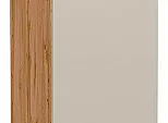 Шкаф нижний с 1-ой дверцей и ящиком Фьюжн Cream Silk/Дуб Вотан 816*300*480