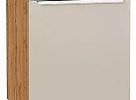 Шкаф нижний с 1-ой дверцей и ящиком Фьюжн Cream Silk/Дуб Вотан 816*500*480