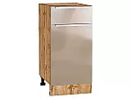 Шкаф нижний с 1-ой дверцей и ящиком Фьюжн Gallant Дуб Вотан 816*400*480