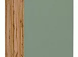 Шкаф нижний с 1-ой дверцей и ящиком Фьюжн Silky Mint Дуб Вотан 816*300*480