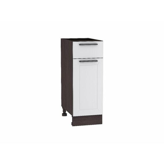Шкаф нижний с 1-ой дверцей и ящиком Глетчер Гейнсборо Силк Graphite 816*300*478