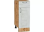 Шкаф нижний с 1-ой дверцей и ящиком Лофт Nordic Oak/Дуб Вотан 816*300*480