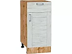 Шкаф нижний с 1-ой дверцей и ящиком Лофт Nordic Oak/Дуб Вотан 816*400*478