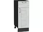 Шкаф нижний с 1-ой дверцей и ящиком Лофт Nordic Oak/Graphite 816*300*480