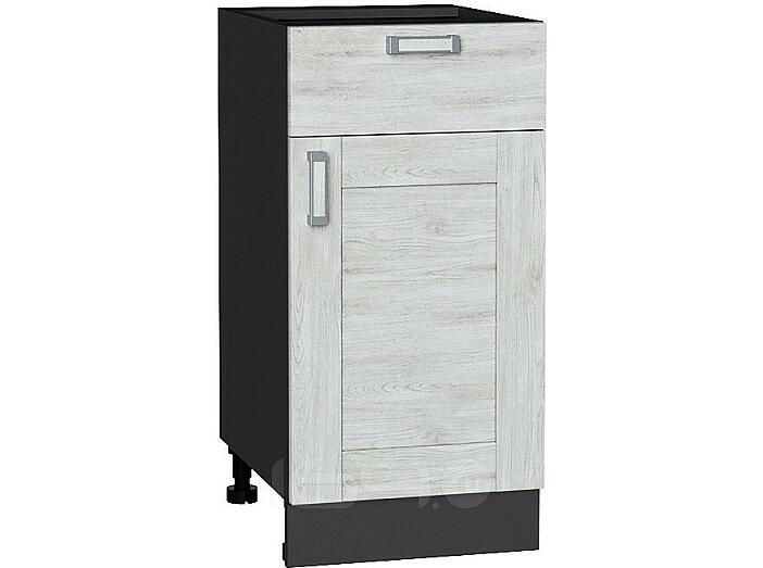 Шкаф нижний с 1-ой дверцей и ящиком Лофт Nordic Oak/Graphite 816*400*478