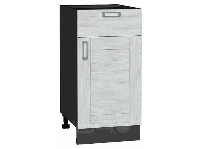 Шкаф нижний с 1-ой дверцей и ящиком Лофт Nordic Oak/Graphite 816*400*478