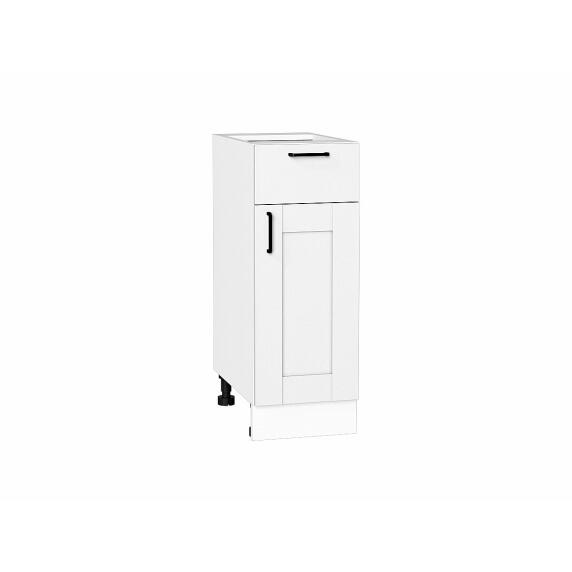 Шкаф нижний с 1-ой дверцей и ящиком Лофт Super White Белый 816*300*480