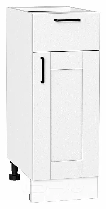 Шкаф нижний с 1-ой дверцей и ящиком Лофт Super White Белый 816*300*480