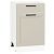 Шкаф нижний с 1-ой дверцей и ящиком Нео Cream Silk/Белый 816*500*480