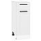 Шкаф нижний с 1-ой дверцей и ящиком Нео White Silk/Белый 816*300*480