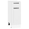 Шкаф нижний с 1-ой дверцей и ящиком Нео White Silk/Белый 816*300*480