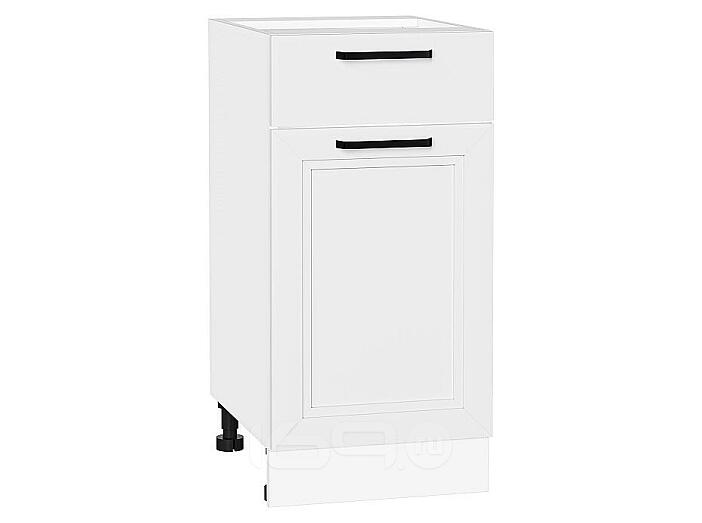 Шкаф нижний с 1-ой дверцей и ящиком Нео White Silk/Белый 816*400*478