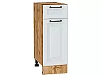 Шкаф нижний с 1-ой дверцей и ящиком Ницца Blanco/Дуб Вотан 816*300*478