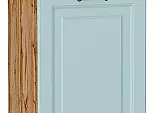 Шкаф нижний с 1-ой дверцей и ящиком Ницца Голубой/Дуб Вотан 816*400*478