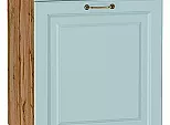 Шкаф нижний с 1-ой дверцей и ящиком Ницца Голубой/Дуб Вотан 816*500*478