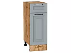 Шкаф нижний с 1-ой дверцей и ящиком Ницца Magnum/Дуб Вотан 816*300*478