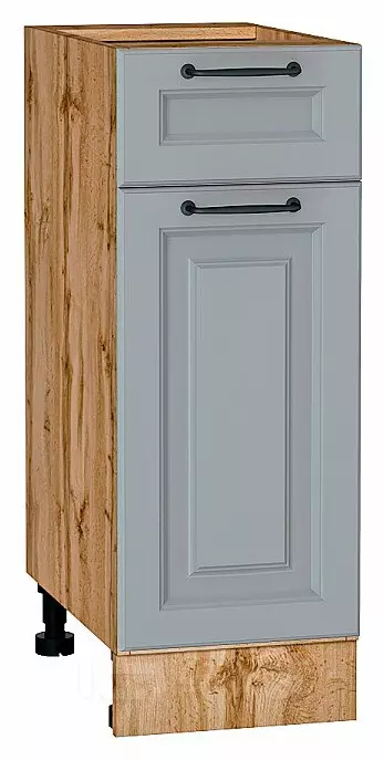 Шкаф нижний с 1-ой дверцей и ящиком Ницца Magnum/Дуб Вотан 816*300*478