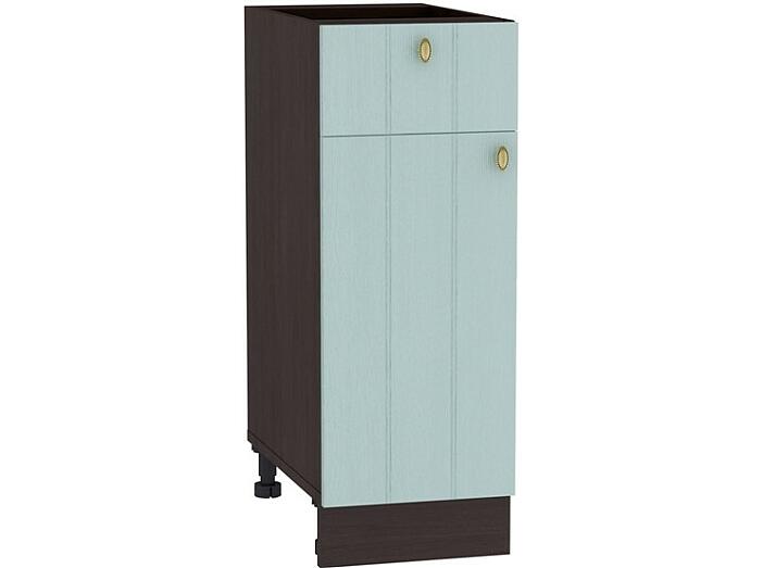 Шкаф нижний с 1-ой дверцей и ящиком Прованс Н 301 Голубой-Венге