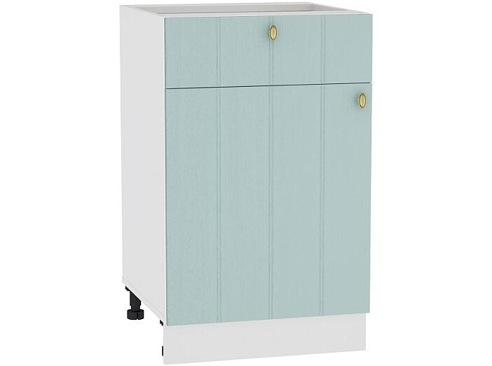 Шкаф нижний с 1-ой дверцей и ящиком Прованс Н 501  Голубой-Белый