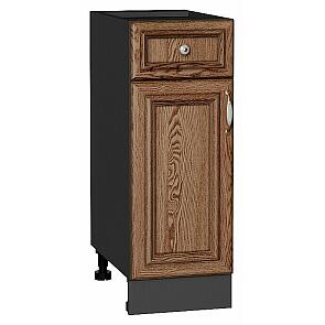 Шкаф нижний с 1-ой дверцей и ящиком Шале Brown Dreamline Graphite 816*300*480
