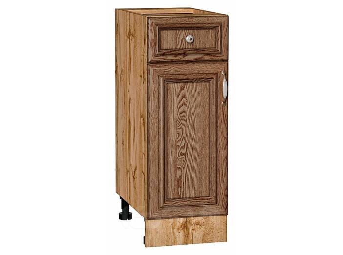 Шкаф нижний с 1-ой дверцей и ящиком Шале Brown Dreamline Дуб Вотан 816*300*480