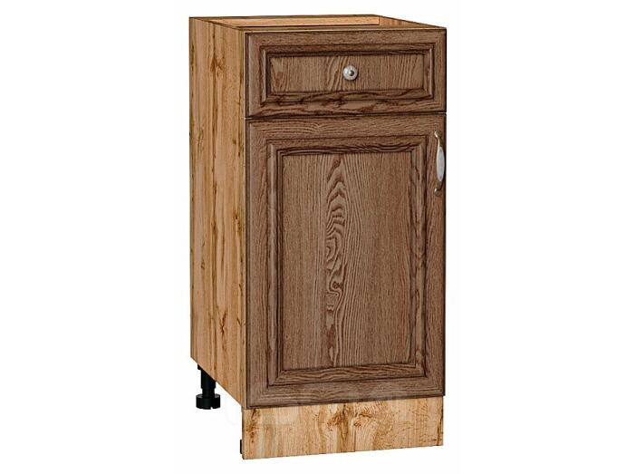 Шкаф нижний с 1-ой дверцей и ящиком Шале Brown Dreamline Дуб Вотан 816*400*478