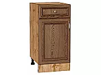 Шкаф нижний с 1-ой дверцей и ящиком Шале Brown Dreamline Дуб Вотан 816*400*478