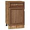 Шкаф нижний с 1-ой дверцей и ящиком Шале Brown Dreamline Дуб Вотан 816*500*480 Шкаф нижний с 1-ой дверцей и ящиком Шале Brown Dreamline Дуб Вотан 816*500*480