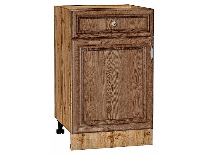 Шкаф нижний с 1-ой дверцей и ящиком Шале Brown Dreamline Дуб Вотан 816*500*480