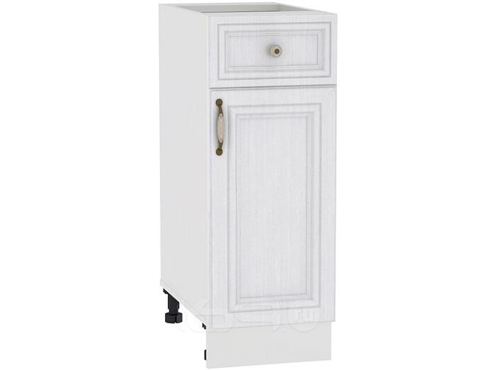 Шкаф нижний с 1-ой дверцей и ящиком Шале Н 301 Milk Oak-Белый