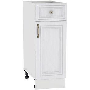 Шкаф нижний с 1-ой дверцей и ящиком Шале Н 301 Milk Oak-Белый